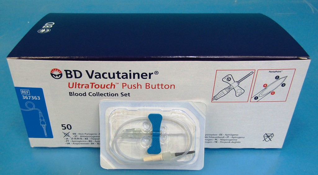 BD (Becton Dickinson) Push Button Blood Collection Set
